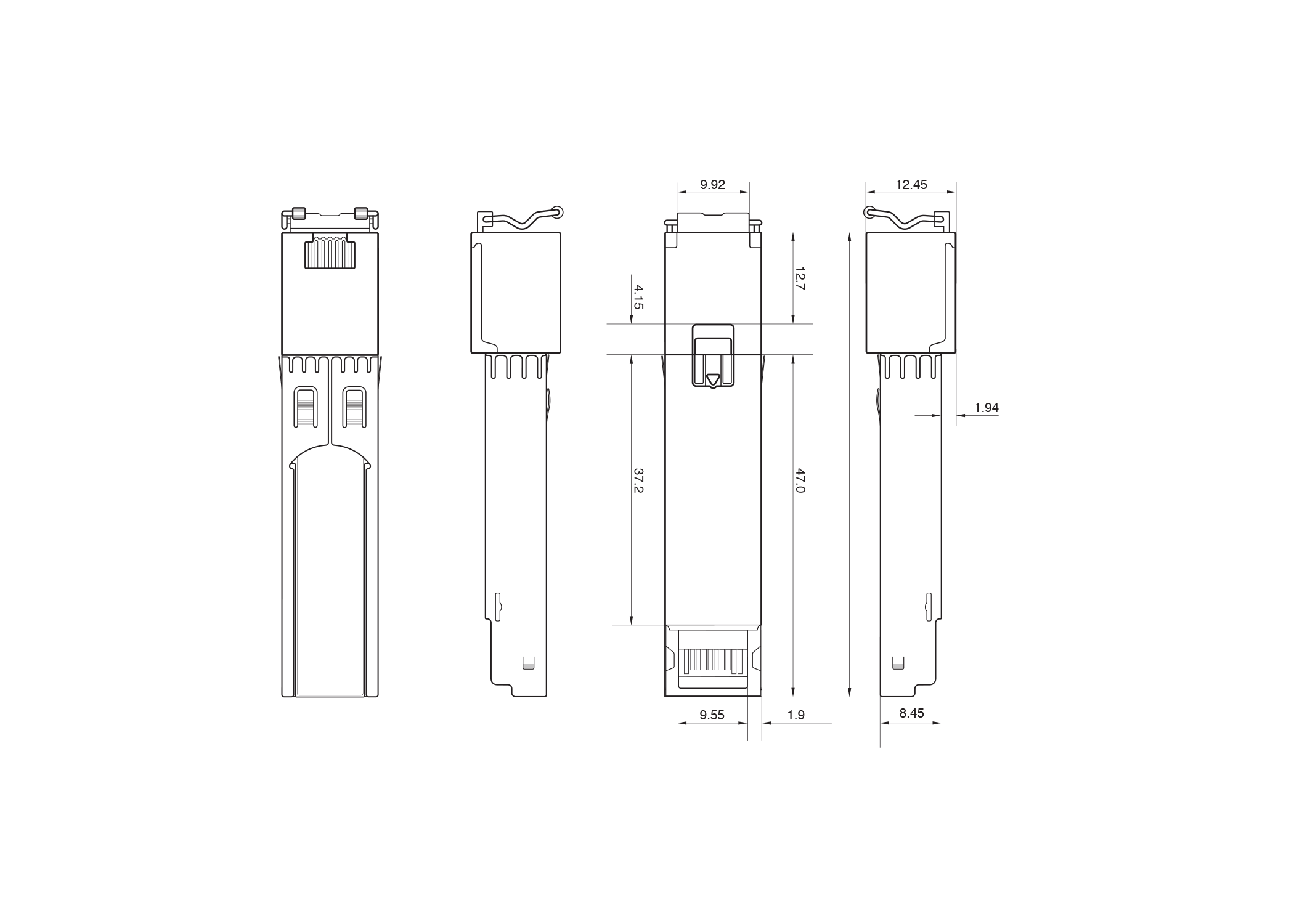 fiber-optic-transceivers-sfp-rj-45-tm-copper-100m-autoneg-10-100